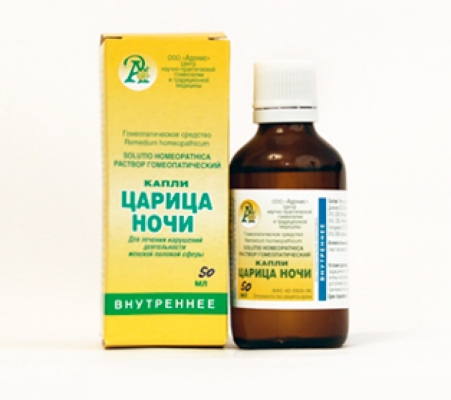 Гомеопатические капли ЦАРИЦА НОЧИ (CARICA NOCHI) 50мл.(Адонис)