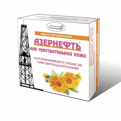 Мыло натуральное «Азернефть®-Нафталан для чувствительной кожи»