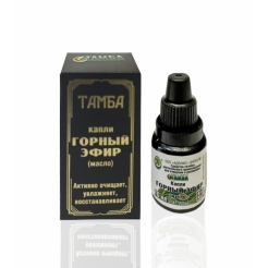 Масло гомеопатическое ГОРНЫЙ ЭФИР 10мл.«ТАМБА»
